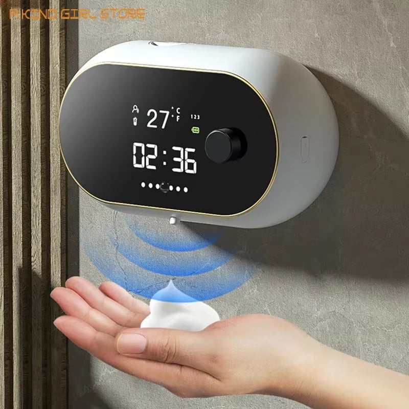 Toilet 450ML Automatic Foam Soap Disepenser Smart Sensor Wall Mounted Hand Wash Touchless Kitchen Accessories for Bathroom